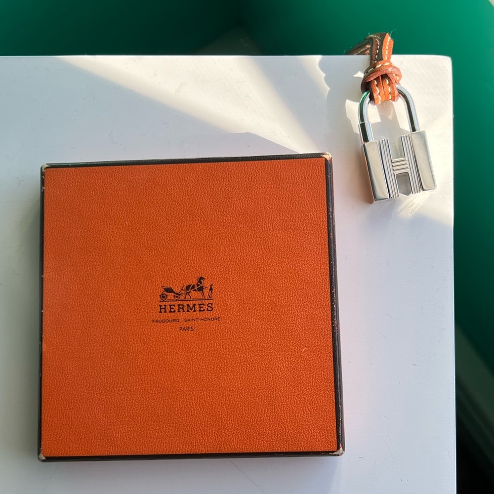 RARE Hermes Cadena H Lock & Necklace